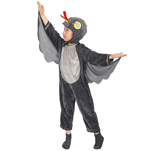 丑小鸭变白天鹅演出服男童鸭子秋