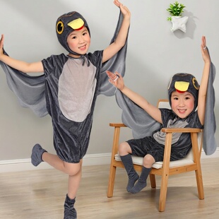 丑小鸭演出服儿童舞台剧人偶服童话剧变白天鹅服装小鸭子表演服夏