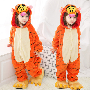 小老虎演出服幼儿园可爱森林动物主题服装男童课本剧表演服成人秋