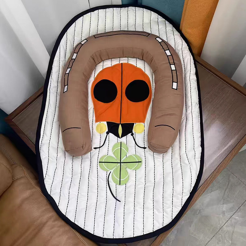 可爱卡通纯棉趴趴垫喵星人的最爱