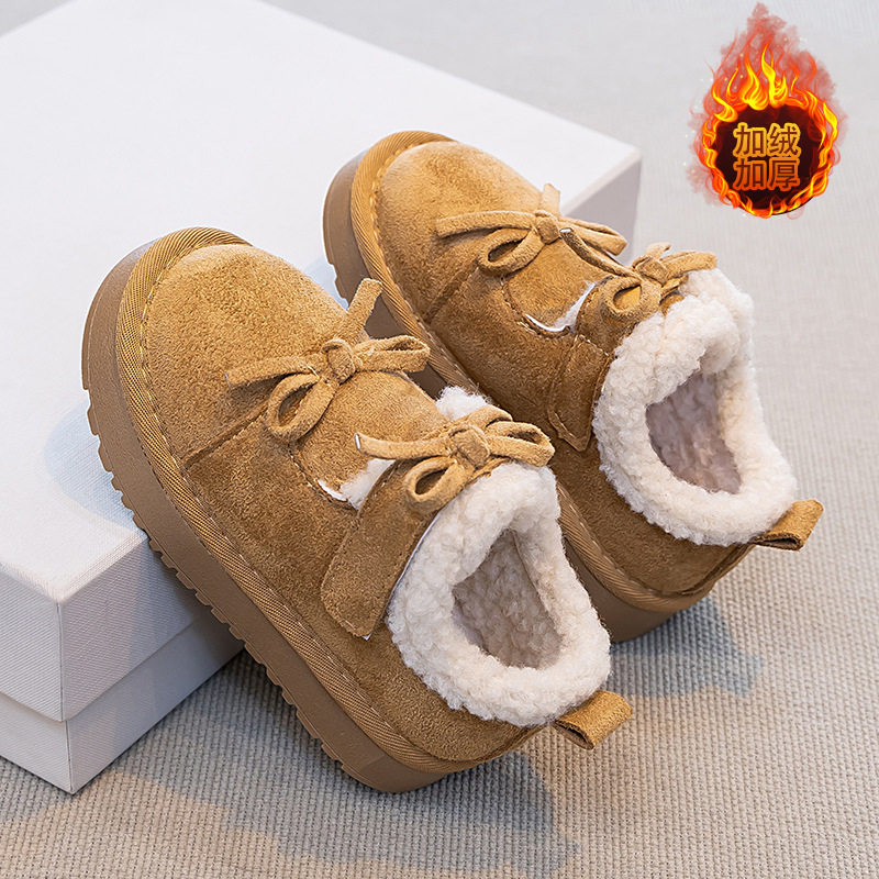 女童棉鞋2025冬季新款保暖毛毛鞋双蝴蝶结雪地靴儿童加绒大棉冬鞋,童鞋/婴儿鞋/亲子鞋,雪地靴,淘宝优惠券,粉丝福利购,淘宝优惠卷