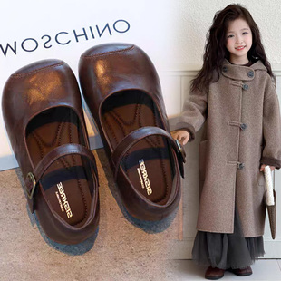 女童鞋子儿童公主小皮鞋2026春秋季新款女宝宝玛丽珍时尚洋气单鞋