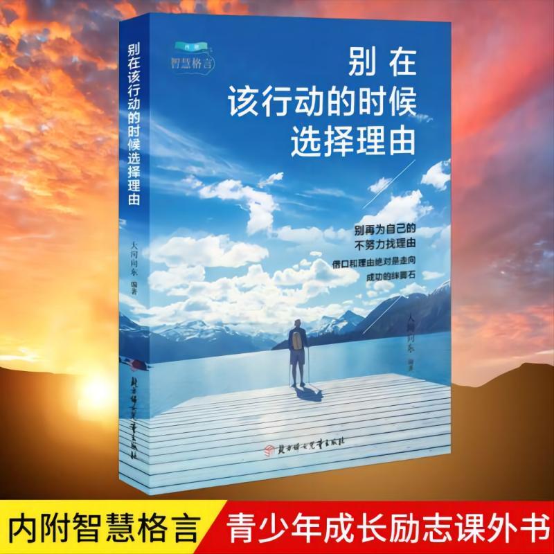 正版现货 别在该行动的时候选择理由 别在为自己的不努力找理由 写给年轻人的正能量励志畅销书籍 人生哲理青春文学励志小说