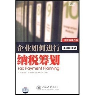 正版包发票 企业如何进行纳税筹划 王泽国 时代光华 6VCD 现货