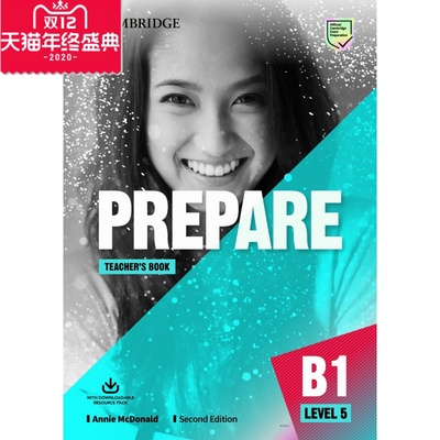 正版知豆第二版 Prepare 5 Teacher's Book 教师书 匹配剑桥考试2