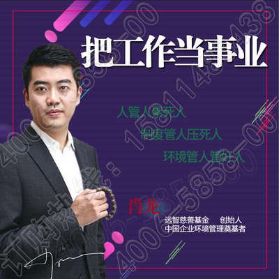 正版包票肖龙把工作当事业企业经营打造团队网络课程非dvd人间3