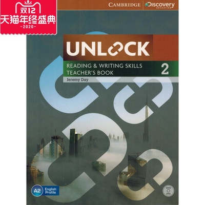 正版知豆Unlock 2 Reading and Writing Skills Teacher's Book