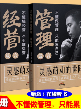 灵感萌动的瞬间商场篇 经营管理箴言不懂搞经营企业难运营不懂做管理只能累自己2022年苏引华新版图书籍创业经营理念