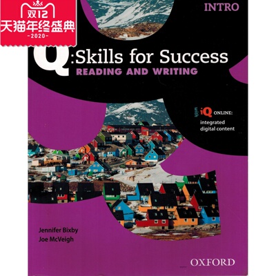 正版知豆Q：Skills for Success: Intro Reading writing with iQ