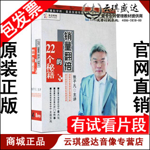 正版开票 张子凡 销量翻倍的22个秘籍 8DVD 2012新讲座 现货 - 封面
