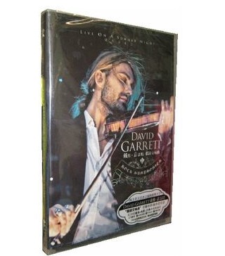正版音乐dvd光盘 戴维嘉雷特摇滚交响曲夏夜音乐会DVD碟片