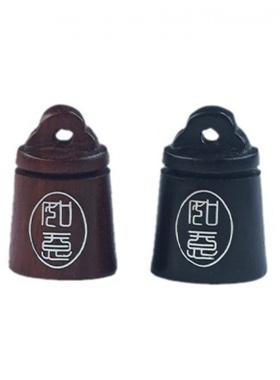 黑檀木镶银称心如意饰品配件血檀