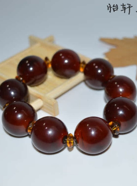 藏式西藏天然正宗赤红血丝牦牛角