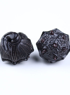 黄杨木黑檀紫檀木莲蓬吊坠挂件配