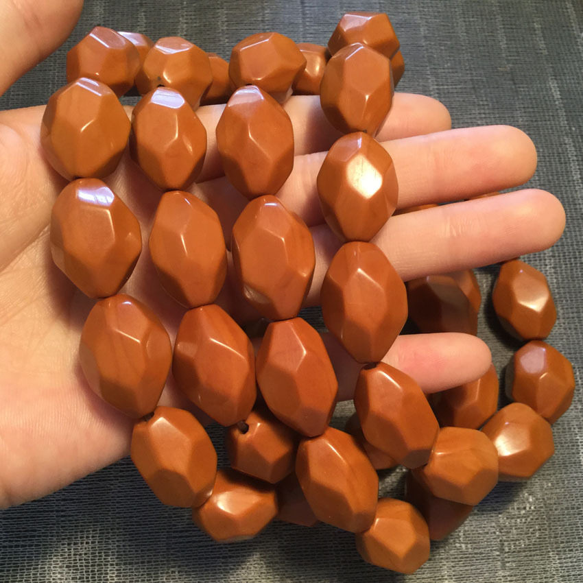 十八棱橄榄核素珠 橄榄胡手串手链手持佛珠 橄榄核长串多圈手持