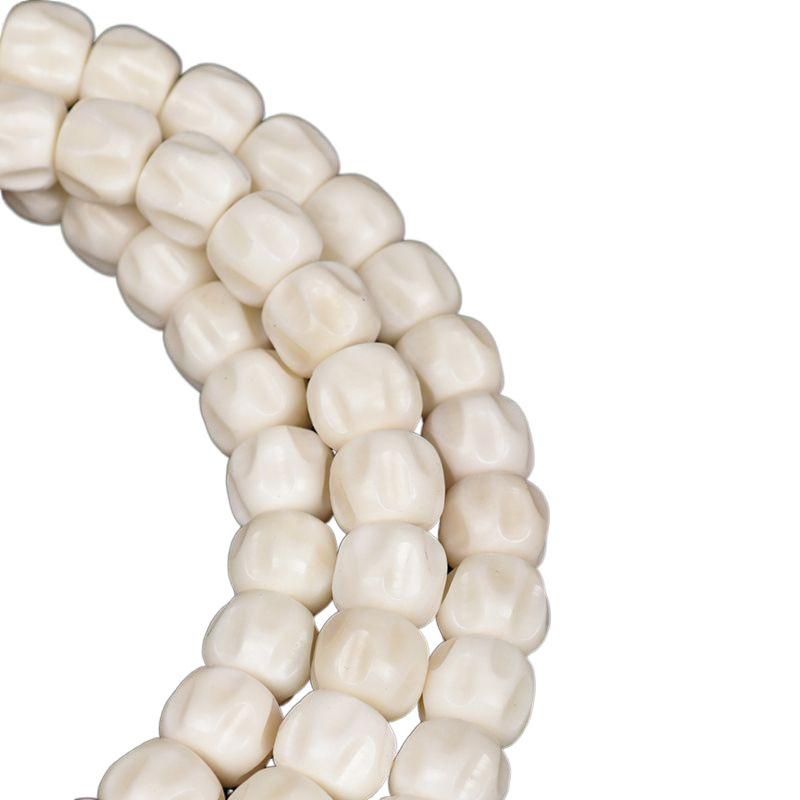 天然鹿角108雕刻百香籽带小鹿三