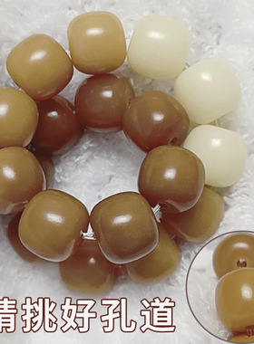 风化菩提子渐变手串桶珠苹果珠佛