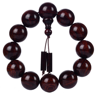 老料沉水紫油梨黄花梨2.0佛珠手