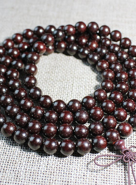 厂家批发非洲小叶紫檀手串108颗