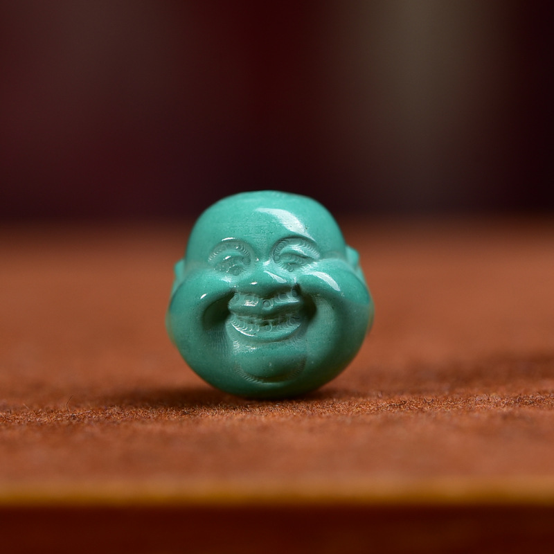 DIY半成品菱镁矿雕刻配珠卡子背