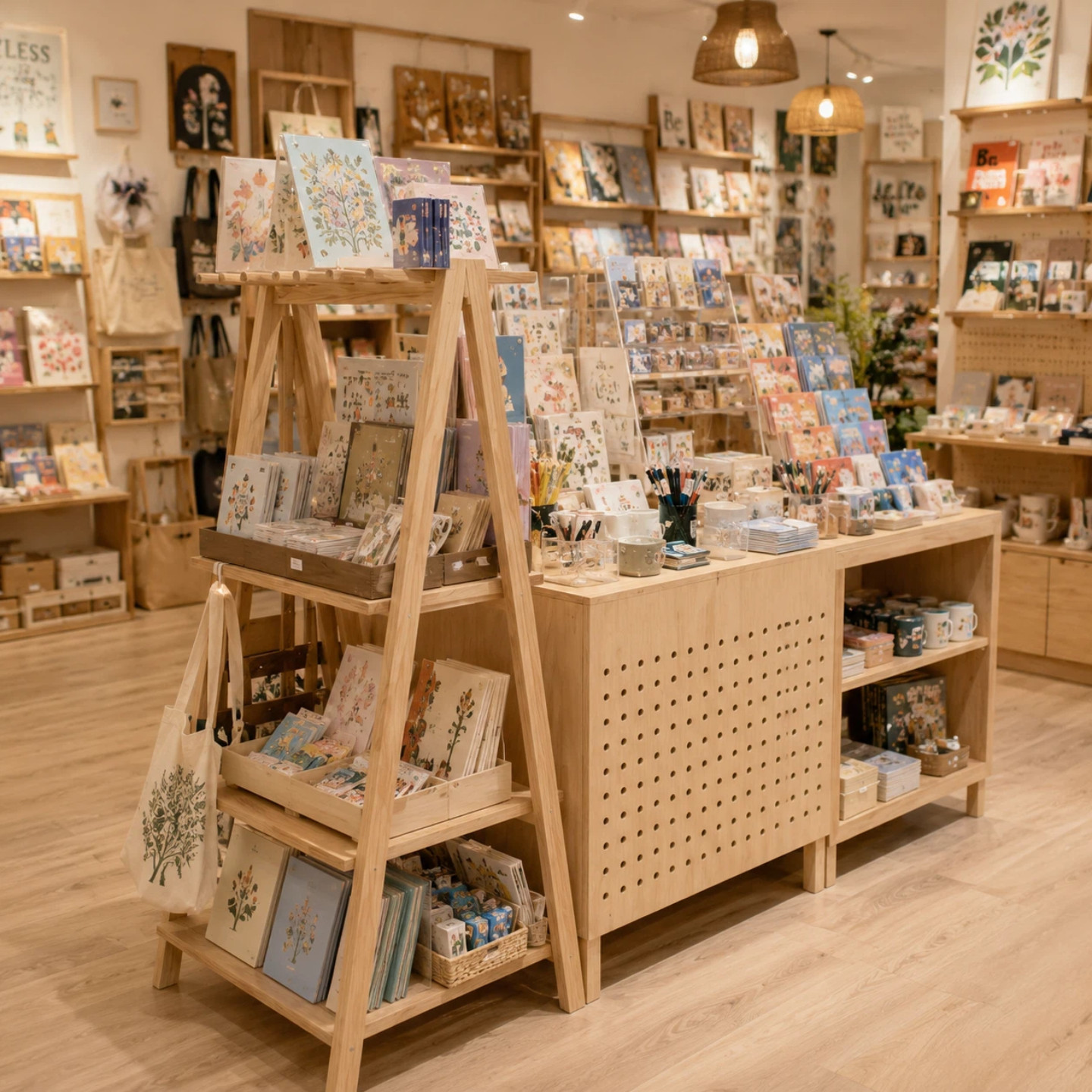文创展示架展台洞洞板小柜台展会市集摆摊架快闪店艺术馆展示商用图片