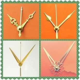金色表针十字绣DIY指针钟针学生手工金属表针石英钟挂钟配件钟针