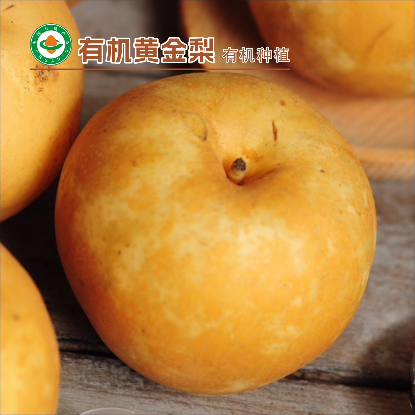 绿手指河南有机黄金梨秋冬季多汁