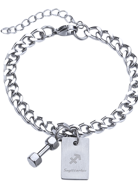 十二星座个性刻字嘻哈日韩潮手链