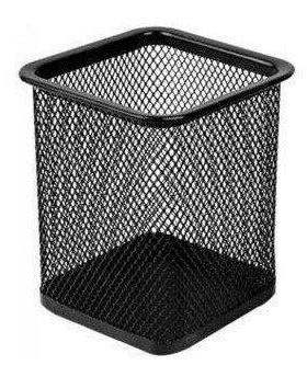 晨光文具 ABT98402 铁丝网笔筒 金属网状 黑色 方形笔筒