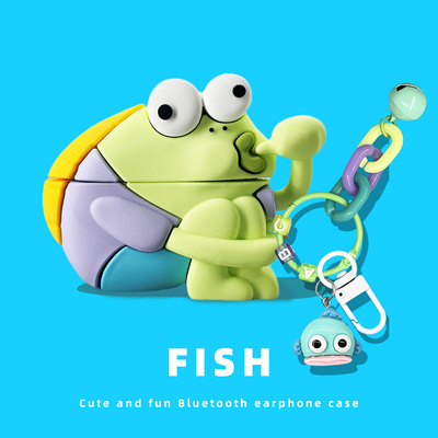 适用三星Galaxy buds3保护套Galaxybuds3Pro耳机壳buds 2蓝牙耳机pro软外壳Samsung充电盒live硅胶聪明鱼FE套