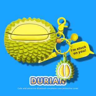 适用于OPPO Enco Air4i保护套OPPOEncoAir4Pro蓝牙耳机保护壳R4硅胶一体充电仓软外壳新声版简约防摔卡通榴莲