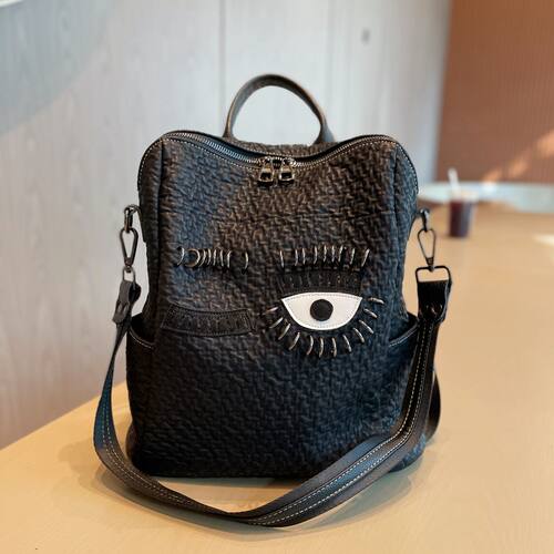 高级牛皮旅游双肩包女2026新款时尚轻便超火女士背包通勤小众洋气