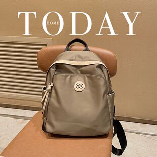 小众外出旅行双肩包女2025新款时尚轻便牛津布女士背包通勤休闲小