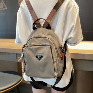 時(shí)尚 高顏值輕便雙肩包女2025新款 高級牛津布女士背包休閑外出旅游