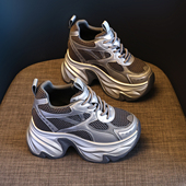 运动女鞋 13CM香港正品 新款 小个子厚底爆款 内增高老爹鞋 女2025秋季