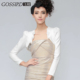 外搭披肩上衣配裙子高档时尚 长袖 气质短款 春秋新款 坎肩开衫 外套女