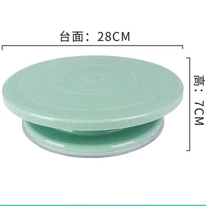转盘编篮子手工打底用手动转盘编制打底用做蛋糕陶艺圆盘转盘
