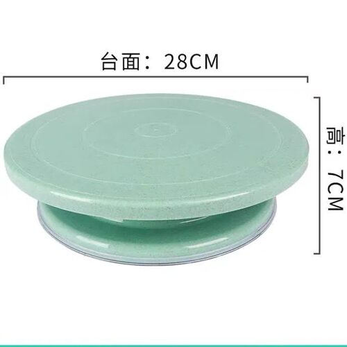 转盘编篮子手工打底用手动转盘编制打底用做蛋糕陶艺圆盘转盘