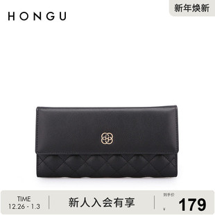 简约钱夹三折多功能皮夹小手包手拿包 韩版 红谷新款 牛皮钱包女长款