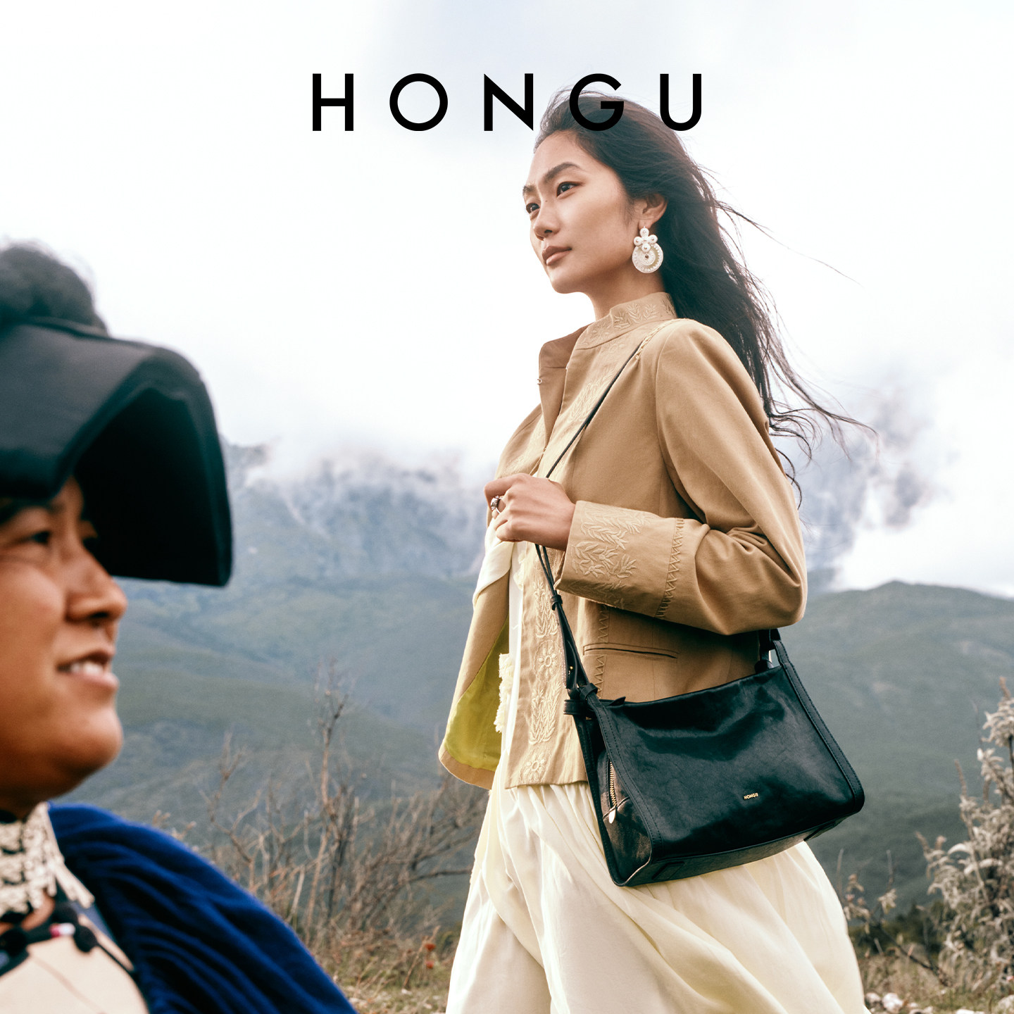 红谷包包女式2025新款植鞣牛皮单肩手提包通勤高级感斜挎包女士包