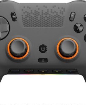 SCUF Envision Pro无线手柄，黑橙配色，PC专用 双切扳机