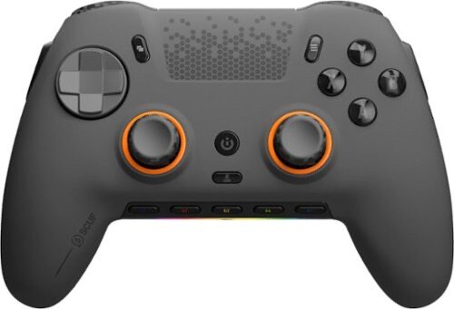 SCUF Envision Pro无线手柄，黑橙配色，PC专用 双切扳机