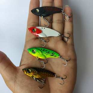 nsA50只大河响尾蛇vib路亚饵黑B鳊鱼黑金亮片高颤通杀翘嘴假饵铅