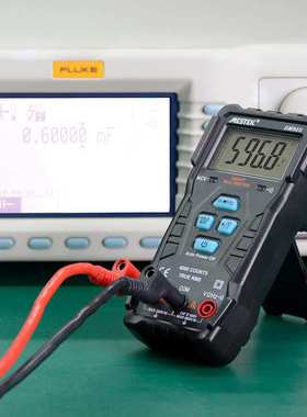 MESTEK迈斯泰克DM90S高速识别傻瓜式智能全档位防烧便携式万用表