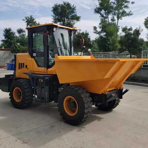 中旺倒四轮翻斗车自卸矿用蹦蹦车挖掘装载机工程前卸式翻斗车