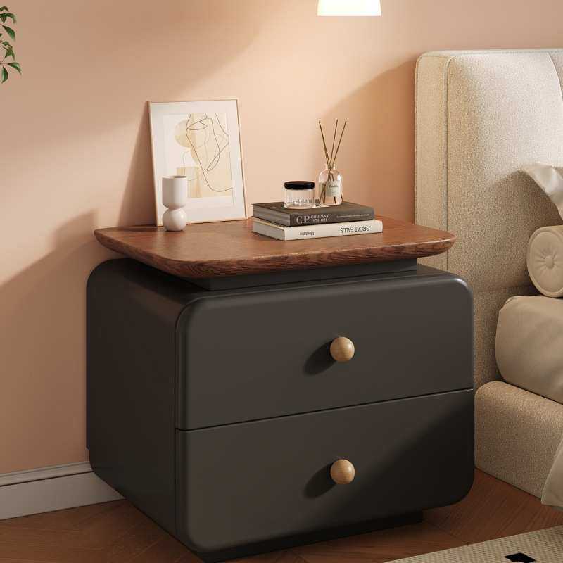 中古风床头柜家用卧室床边柜新款2025爆款现代简约高级储物收纳柜,3C数码配件,USB灯,淘宝优惠券,粉丝福利购,淘宝优惠卷