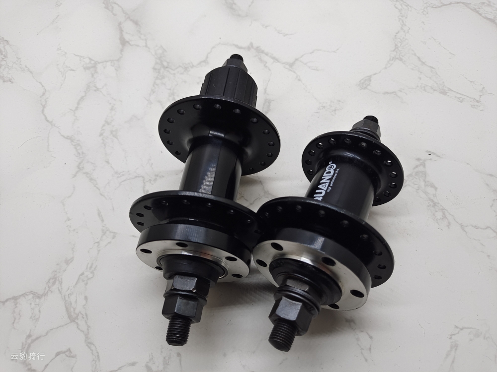 山地车实心轴碟刹花鼓轮毂36孔卡式8/9速台厂品牌自行车轴皮花鼓