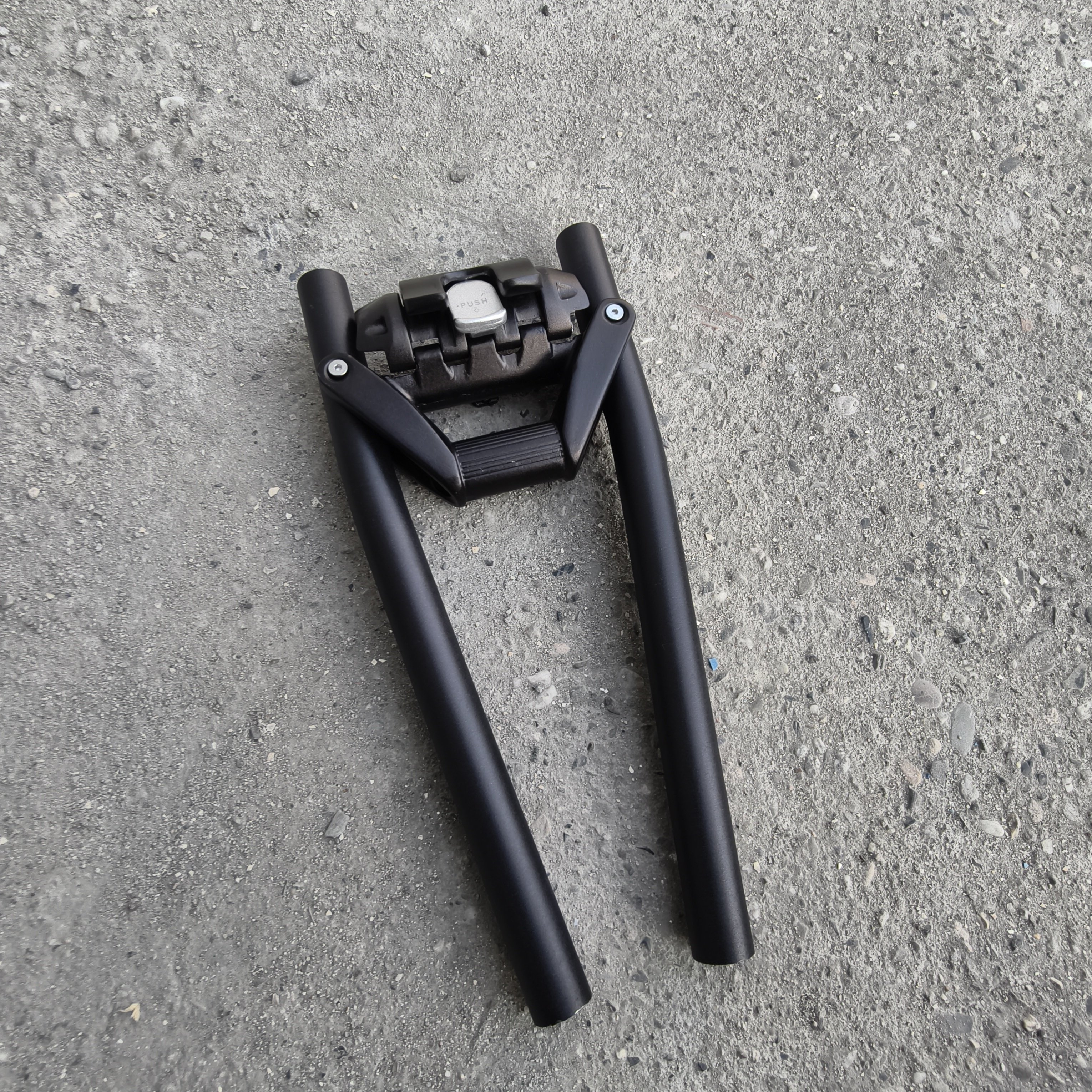 自行车车把 可折叠自行车铝合金折叠山地车便携式横把龙头零配件