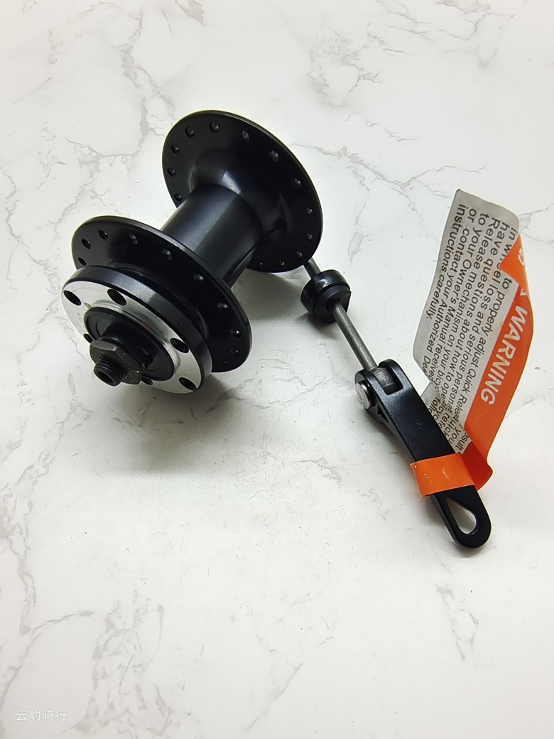 山地车前32孔碟刹花鼓国际六钉轴承前轴皮自行车铝合金培林前轮毂