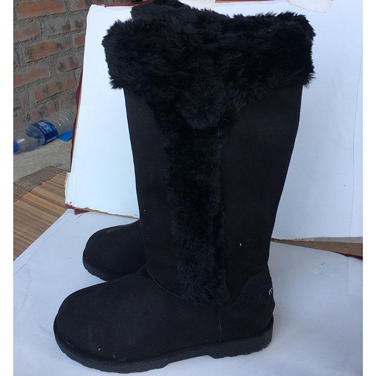 2024冬季外贸微瑕出口欧洲抗冷-20deg绒面加绒保暖秋冬高筒雪地靴